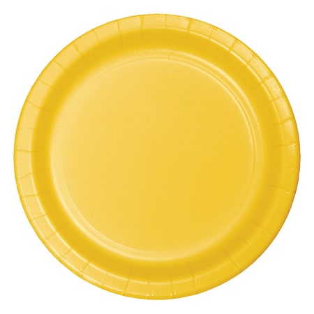 Touch Of Color 9" School Bus Yellow Paper Plates 240 PK 471021B